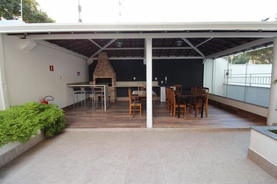 Área comum - Churrasqueira de apartamento para alugar com 2 quartos, 74m² em Parque Residencial Aquarius, São José dos Campos
