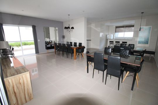 Área comum - Salão de festas de apartamento para alugar com 2 quartos, 74m² em Parque Residencial Aquarius, São José dos Campos