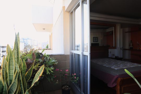 Varanda de apartamento à venda com 4 quartos, 141m² em Colégio Batista, Belo Horizonte