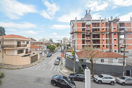 Vista da Sacada do Quarto Suíte de apartamento à venda com 2 quartos, 55m² em Baeta Neves, São Bernardo do Campo