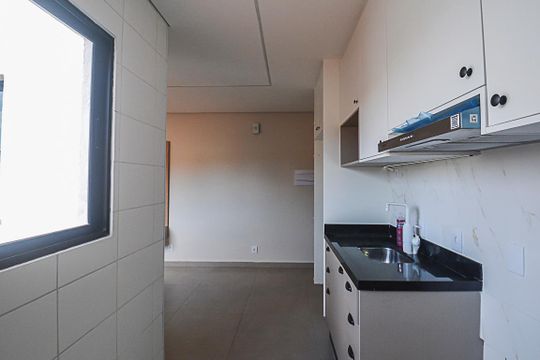 Cozinha e Área de Serviço de apartamento à venda com 2 quartos, 55m² em Baeta Neves, São Bernardo do Campo