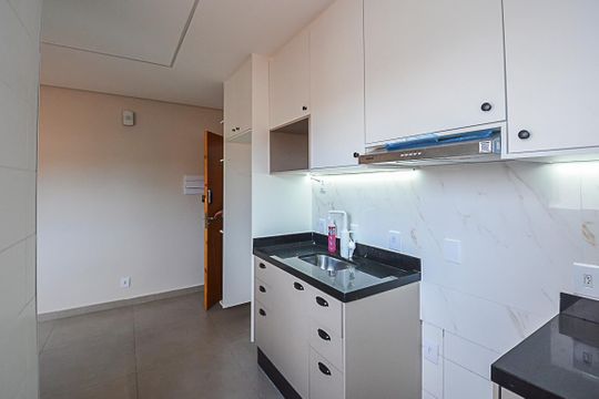 Cozinha e Área de Serviço de apartamento à venda com 2 quartos, 55m² em Baeta Neves, São Bernardo do Campo