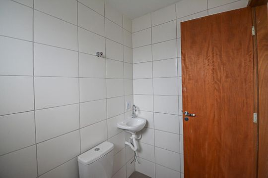 Banheiro da Suíte de apartamento à venda com 2 quartos, 55m² em Baeta Neves, São Bernardo do Campo