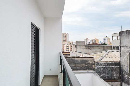 Sacada do Quarto Suíte de apartamento à venda com 2 quartos, 55m² em Baeta Neves, São Bernardo do Campo