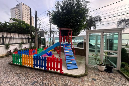 Área comum - Playground de apartamento para alugar com 2 quartos, 65m² em Centro, São Vicente