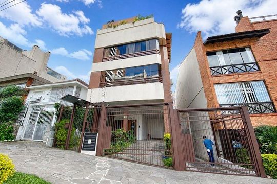 Fachada de apartamento para alugar com 2 quartos, 59m² em Petrópolis, Porto Alegre