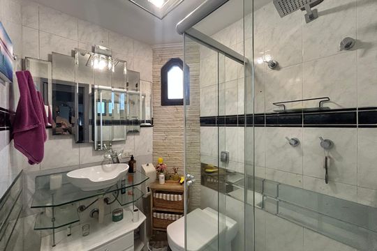 Banheiro do Quarto 1 de apartamento à venda com 4 quartos, 164m² em Mooca, São Paulo