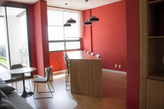 Área comum de apartamento para alugar com 1 quarto, 28m² em Pinheiros, São Paulo