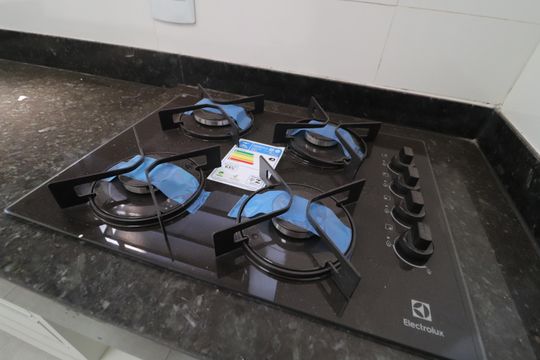 Cozinha de apartamento para alugar com 3 quartos, 70m² em Santa Mônica, Uberlândia