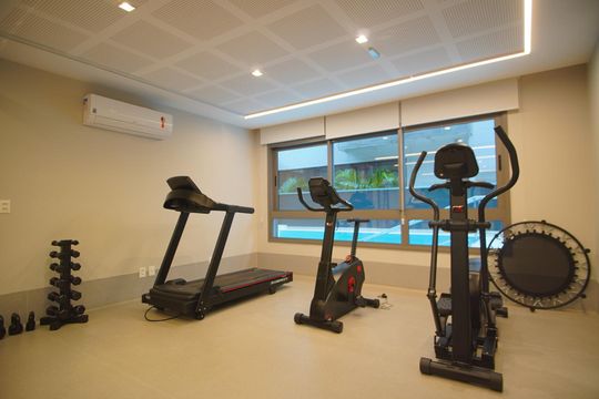 Área Comum - Academia de kitnet/studio à venda com 1 quarto, 46m² em Petrópolis, Porto Alegre