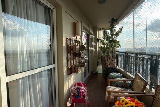 Sacada de apartamento à venda com 3 quartos, 130m² em Parque da Mooca, São Paulo