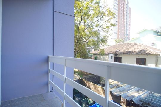 Varanda da Sala de apartamento para alugar com 1 quarto, 55m² em Ideal, Novo Hamburgo