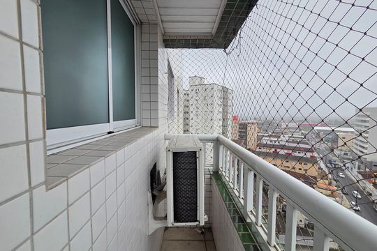 Varanda de Serviço de apartamento para alugar com 1 quarto, 49m² em Guilhermina, Praia Grande
