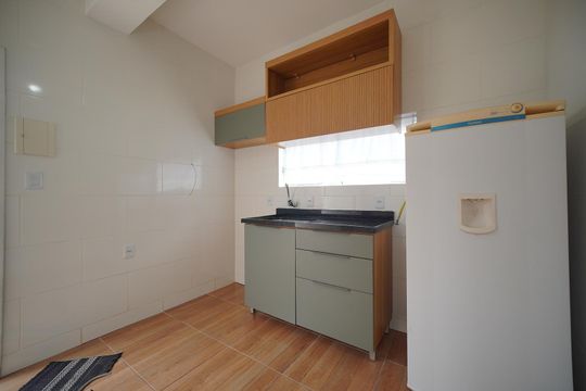 Cozinha  de apartamento para alugar com 1 quarto, 33m² em Ingleses do Rio Vermelho, Florianópolis
