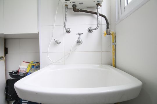 Área de Serviço de apartamento à venda com 2 quartos, 49m² em Parque Reboucas, São Paulo