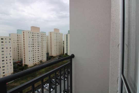 Varanda da Sala de apartamento à venda com 2 quartos, 42m² em Jardim Brasilia, São Paulo