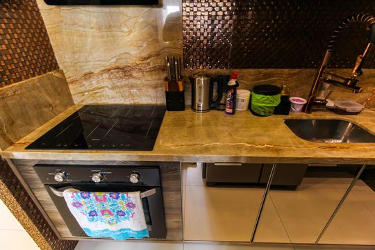 Cozinha de apartamento à venda com 1 quarto, 55m² em Vila Regente Feijó, São Paulo
