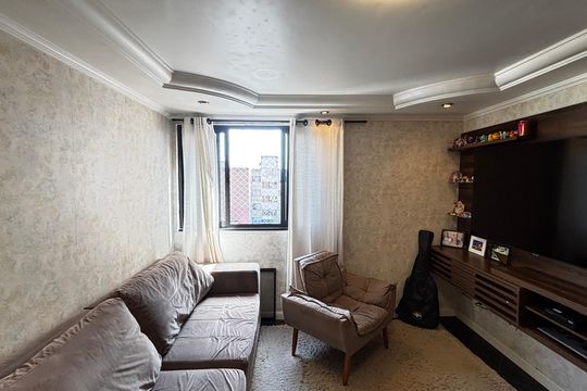 Sala - Sala de Jantar  de apartamento à venda com 2 quartos, 55m² em Jardim Alvorada, Santo André