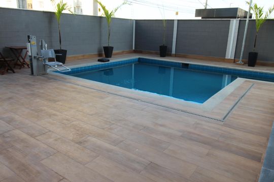Área comum - Piscina de apartamento para alugar com 2 quartos, 53m² em Conjunto Residencial Flamboyant, São José dos Campos
