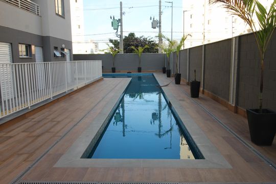 Área comum - Piscina de apartamento para alugar com 2 quartos, 53m² em Conjunto Residencial Flamboyant, São José dos Campos