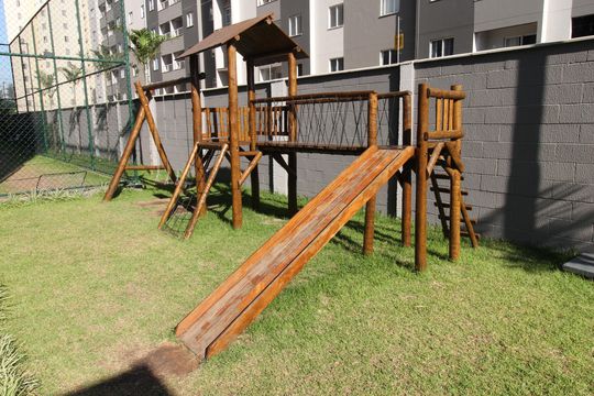 Área comum - Playground de apartamento para alugar com 2 quartos, 53m² em Conjunto Residencial Flamboyant, São José dos Campos