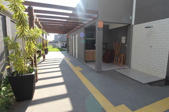 Área comum - Churrasqueira de apartamento para alugar com 2 quartos, 53m² em Conjunto Residencial Flamboyant, São José dos Campos