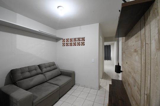 Sala/Cozinha de apartamento para alugar com 2 quartos, 35m² em Boa Vista, Curitiba