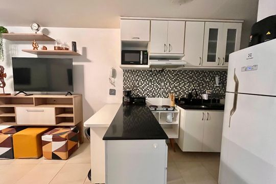 Sala  de apartamento à venda com 2 quartos, 45m² em Copacabana, Rio de Janeiro
