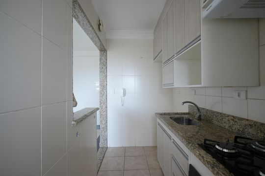 Cozinha de apartamento para alugar com 2 quartos, 60m² em Vila Assunção, Santo André