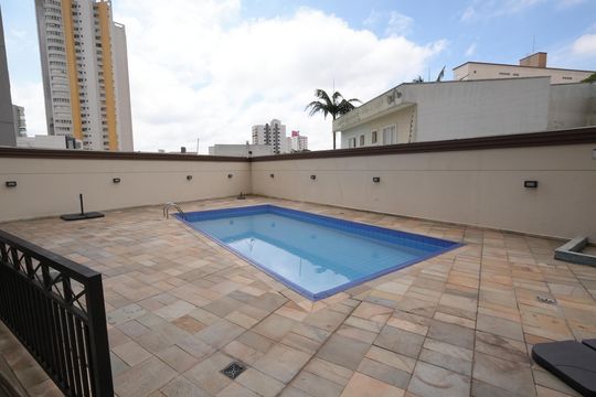 Área comum - Piscina de apartamento para alugar com 2 quartos, 60m² em Vila Assunção, Santo André