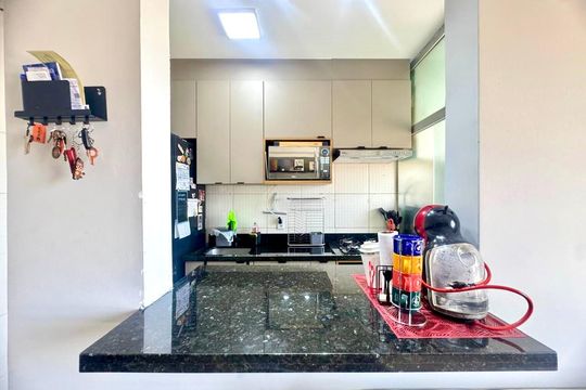 Cozinha de apartamento à venda com 2 quartos, 45m² em Ponte Grande, Guarulhos