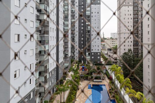Vista da varanda da sala de apartamento para alugar com 2 quartos, 88m² em Vila Augusta, Guarulhos