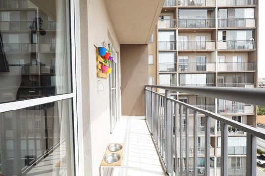 Varanda de apartamento à venda com 1 quarto, 29m² em Jardim da Gloria, São Paulo