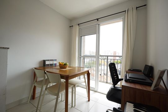 Sala de apartamento à venda com 1 quarto, 29m² em Jardim da Gloria, São Paulo