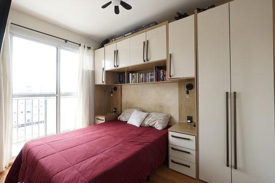 Suíte de apartamento à venda com 1 quarto, 29m² em Jardim da Gloria, São Paulo