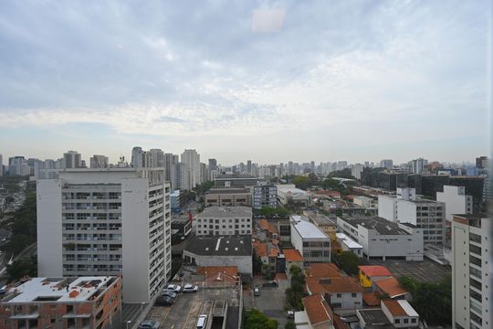 Vista da Varanda de kitnet/studio para alugar com 1 quarto, 26m² em Vila Clementino, São Paulo