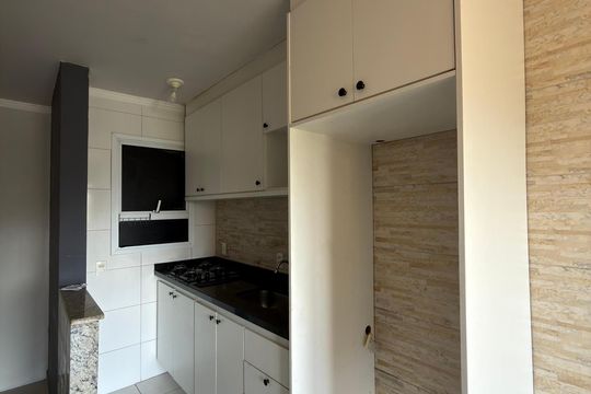 Sala/Cozinha de apartamento para alugar com 2 quartos, 60m² em Demarchi, São Bernardo do Campo