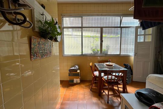 Cozinha de apartamento à venda com 3 quartos, 110m² em Gávea, Rio de Janeiro