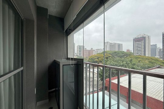 Sacada de kitnet/studio para alugar com 1 quarto, 31m² em Santo Amaro, São Paulo