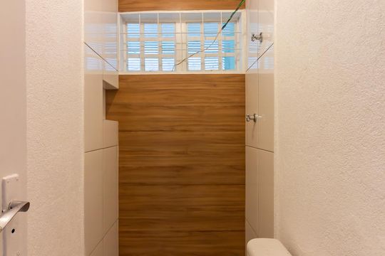Banheiro  de casa para alugar com 2 quartos, 23m² em Jardim Marilu, Cotia