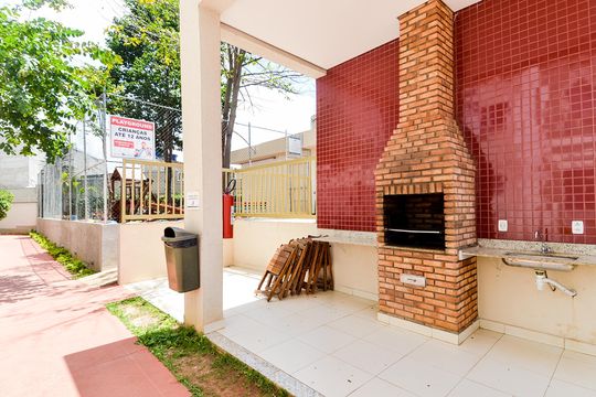 Área comum - Churrasqueira de apartamento para alugar com 2 quartos, 48m² em Vila Bremen, Guarulhos