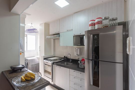 Cozinha de apartamento à venda com 3 quartos, 62m² em Vila Faustina Ii, Campinas