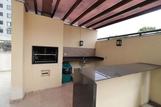 Área comum - Churrasqueira de apartamento para alugar com 2 quartos, 34m² em Jurubatuba, São Paulo