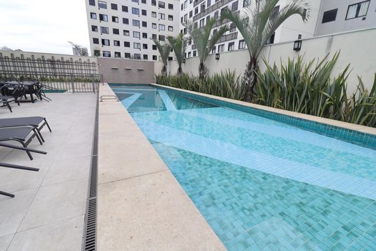 Área comum - Piscina de apartamento para alugar com 2 quartos, 34m² em Jurubatuba, São Paulo