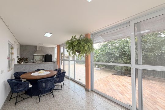 Área gourmet de casa de condomínio para alugar com 3 quartos, 400m² em Jardim Promeca, Várzea Paulista