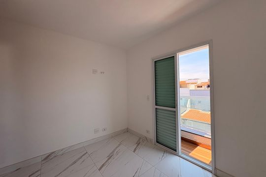 Suite de apartamento à venda com 2 quartos, 44m² em Jardim Utinga, Santo André