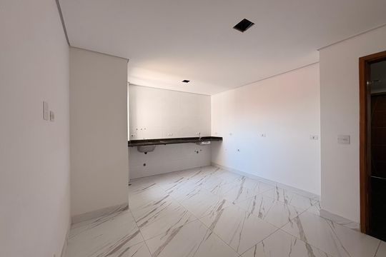 Sala de apartamento à venda com 2 quartos, 44m² em Jardim Utinga, Santo André