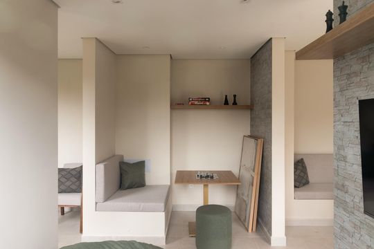 Área comum de apartamento para alugar com 2 quartos, 32m² em Várzea da Barra Funda, São Paulo