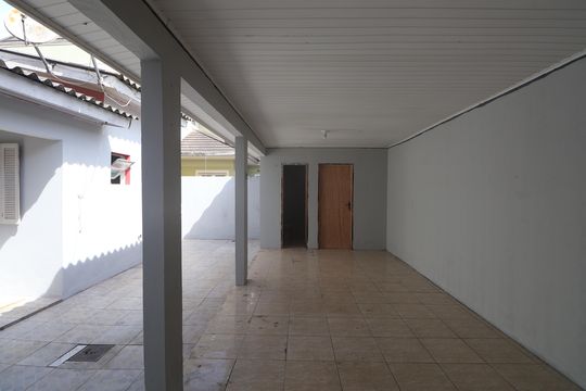 Área comum - Churrasqueira de casa para alugar com 3 quartos, 85m² em Harmonia, Canoas