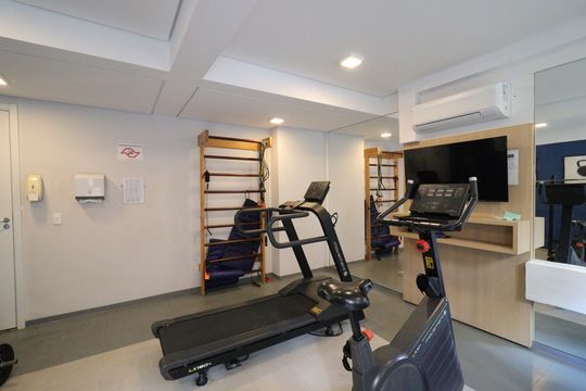 Área comum - Academia de apartamento para alugar com 1 quarto, 32m² em Jardim Prudência, São Paulo